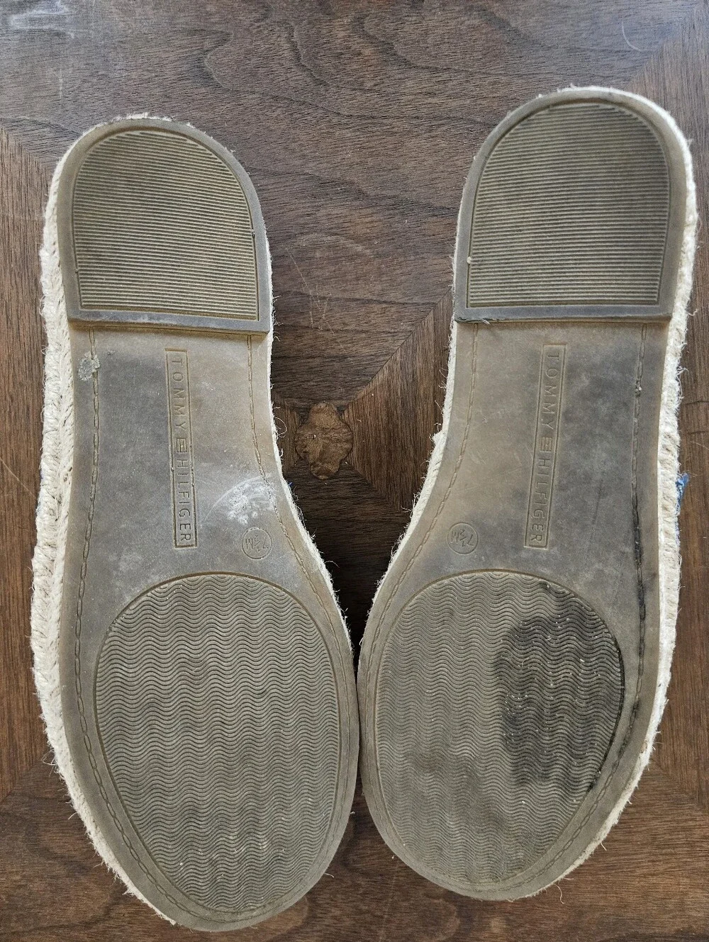 Tommy Hilfiger Women's Blue White Striped Espadrille Flats Slip On Shoes 7.5 M - Picture 14 of 14